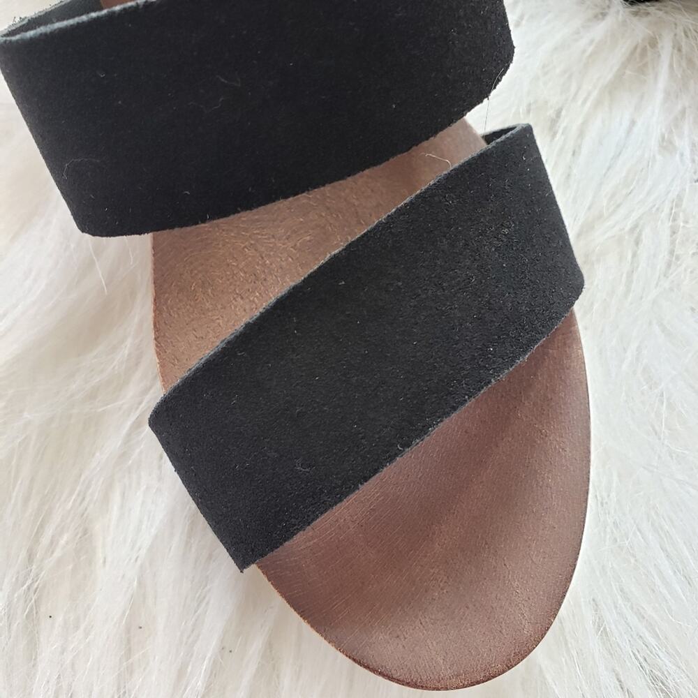 Chinese Laundry NIB Fayla black suede strap sandal woman's size 8.5 - Picture 10 of 15